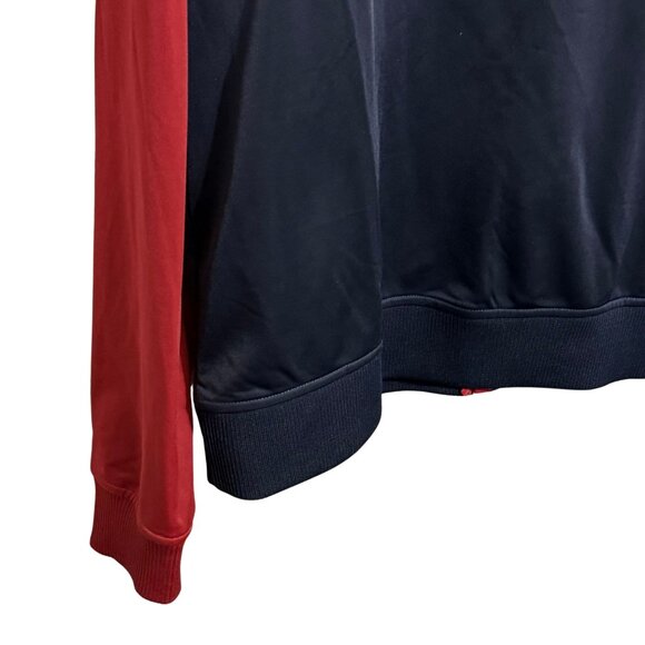 Vintage FILA Red & Navy Long Sleeve Track Jacket - Size Large - Picture 6 of 9